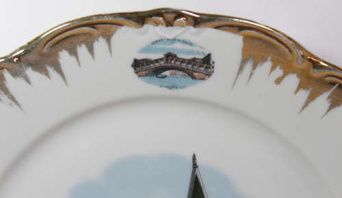 Vintage Schirnding Bavaria Decorative Wall Plate `Venezia-Piazza S. Marco`