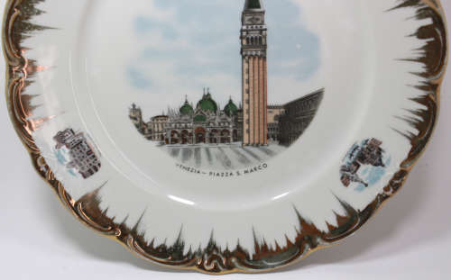 Vintage Schirnding Bavaria Decorative Wall Plate `Venezia-Piazza S. Marco`