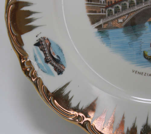 Vintage Schirnding Bavaria Decorative Wall Plate `Venezia-Ponte Di Rialto`