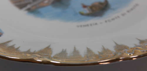 Vintage Schirnding Bavaria Decorative Wall Plate `Venezia-Ponte Di Rialto`