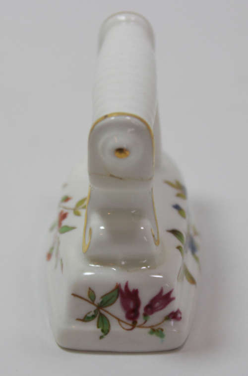 Vintage Bone China Miniature Steam Iron by Hammersley