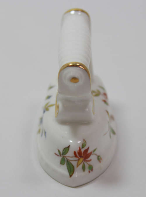 Vintage Bone China Miniature Steam Iron by Hammersley