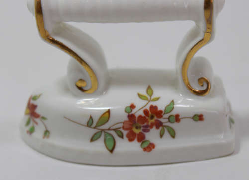 Vintage Bone China Miniature Steam Iron by Hammersley