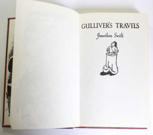 Gulliver`s Travels by Jonathan Swift Part 1 and 2, a Priory Classics Hardcover Book