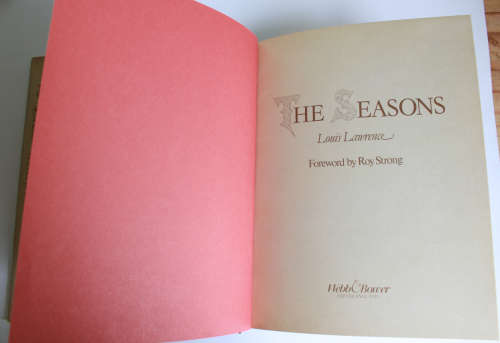 The Seasons by Louis Lawrence Hardcover Book