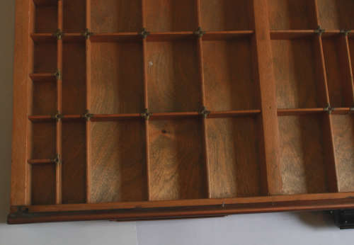 Original Hamilton Letterpress Big Printers Drawer 95 Division Printers Tray