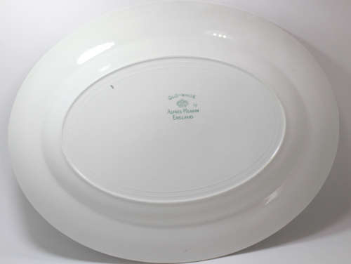 Alfred Meakin  Glo-White `Manitoba` Server Plate