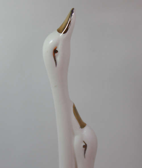 Pair of White Storks Figurine
