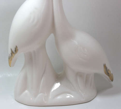 Pair of White Storks Figurine