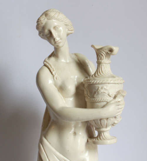 Roman Woman with Wine Jug Vintage Statue by Le Ron