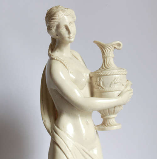 Roman Woman with Wine Jug Vintage Statue by Le Ron