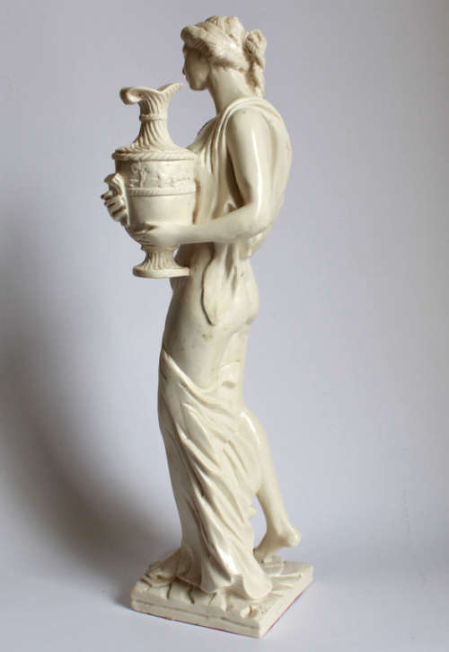 Roman Woman with Wine Jug Vintage Statue by Le Ron