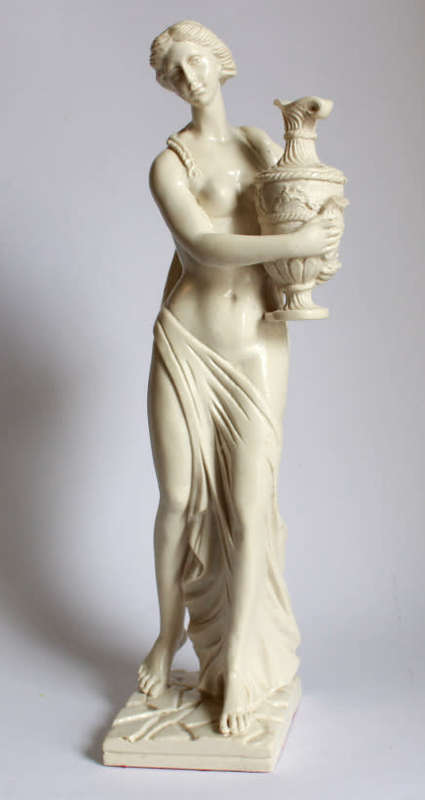 Roman Woman with Wine Jug Vintage Statue by Le Ron