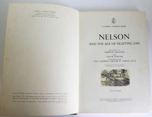 Nelson and the Age Of Fighting Sail by Oliver Warner Hardcover Book