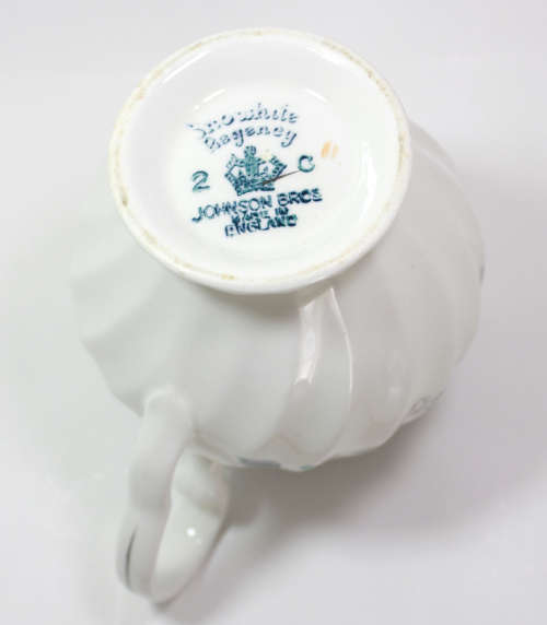 Vintage Johnson Brothers Snowhite Regency Milk Jug