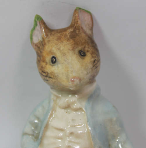 Vintage Johnny Town-Mouse Beatrix Potter Miniature Figurine by Beswick