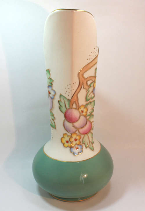 Vintage Crown Devon Fieldings Art Deco Ewer Style Vase A127
