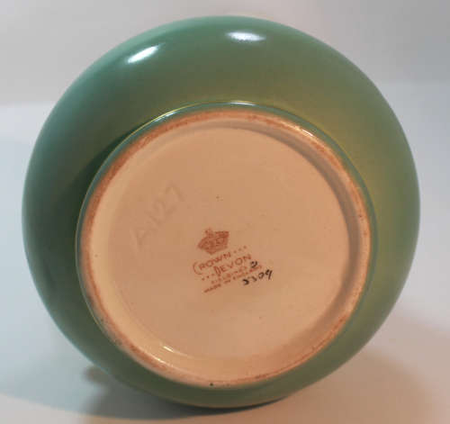 Vintage Crown Devon Fieldings Art Deco Ewer Style Vase A127