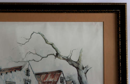 Ted Hoefsloot Print Royal Hotel Pilgrims Rest Framed Picture
