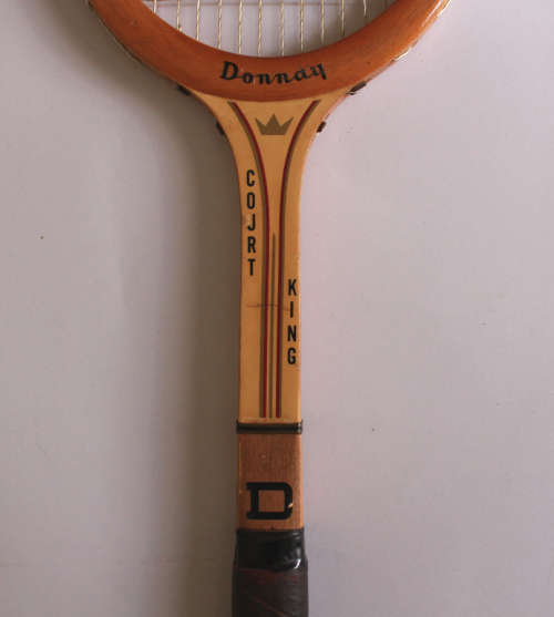 Donnay Court King Wooden Tennis Racquet with Frame
