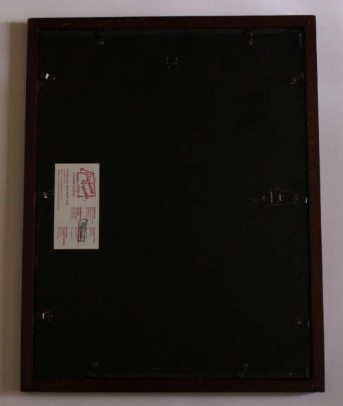 Johnnie Walker Scotch Whisky Bar Mirror in Black Frame