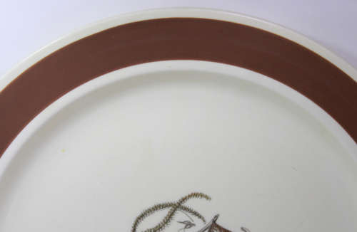 Susie Cooper Handpainted Hazelwood Pattern 2375 Dinner Plate