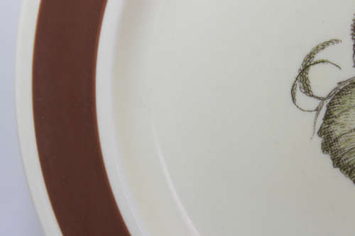Susie Cooper Handpainted Hazelwood Pattern 2375 Dinner Plate