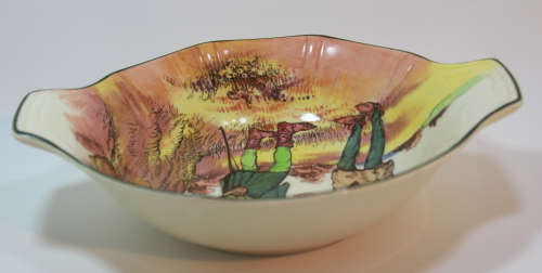 Vintage Royal Doulton Bowl of Robin Hood Under The Greenwood Tree D6341