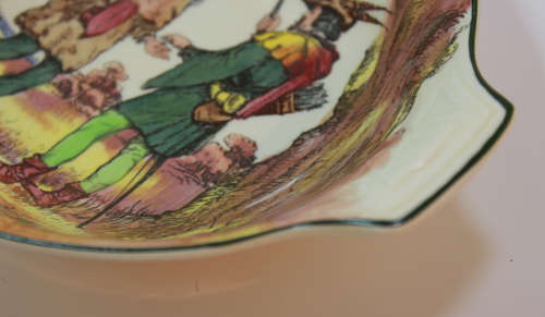 Vintage Royal Doulton Bowl of Robin Hood Under The Greenwood Tree D6341