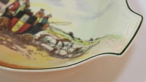 Vintage Royal Doulton Bowl of Old English Coaching Scenes D6393