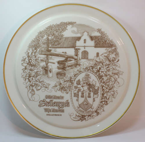 Huguenot Fine China Stellenryck Wijn Museum Stellenbosch Decorative Wall Plate