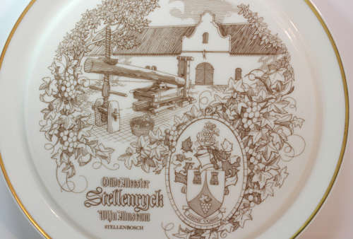 Huguenot Fine China Stellenryck Wijn Museum Stellenbosch Decorative Wall Plate