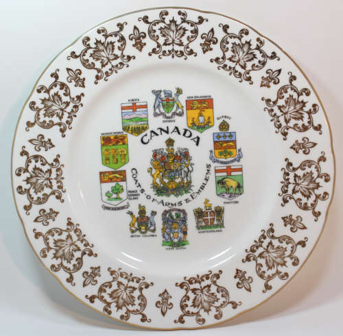Canada Coats-Of-Arms and Emblems Decorative Wall  Plate by Paragon