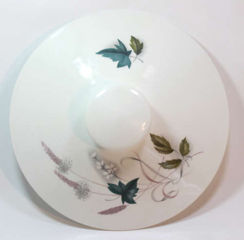 Snowhite Range Green, Pink and White Leaves Server Tureen by Johnson Bros