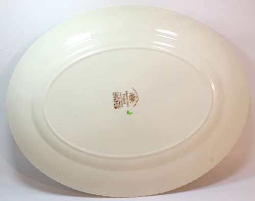 Vintage Johnson Bros Castle On The Lake Large Oval Serving Platter