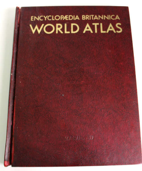 Encyclopedia Britannica World Atlas 1963 Unabridged Edition
