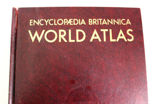 Encyclopedia Britannica World Atlas 1963 Unabridged Edition