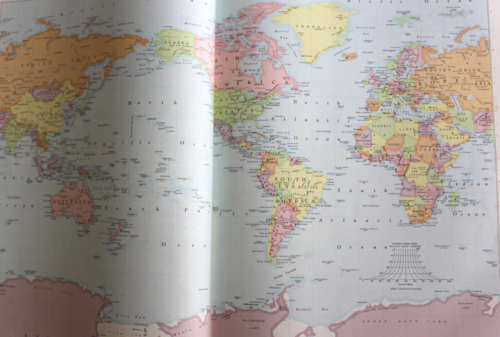 Encyclopedia Britannica World Atlas 1963 Unabridged Edition