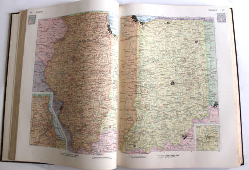 Encyclopedia Britannica World Atlas 1963 Unabridged Edition
