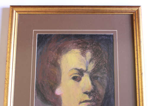 Framed Original Portrait of Rembrandt by Walter Buchhorn 1999