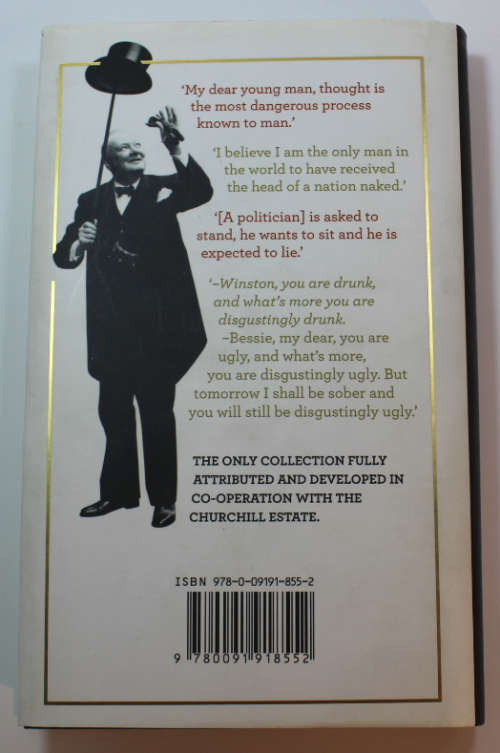Churchill`s Wit The Definitive Collection by Richard M Langworth Hardcover Book