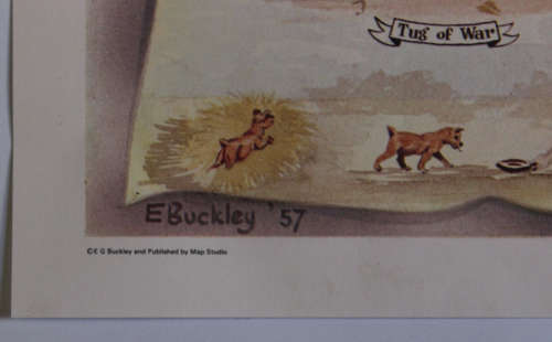 Jock Of The Bushveld by E Buckley Pictorial Map Reproduction Print