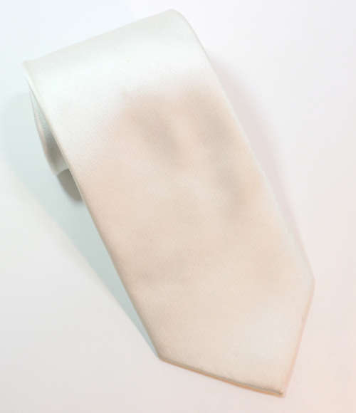Formal White Classic Necktie by Signature
