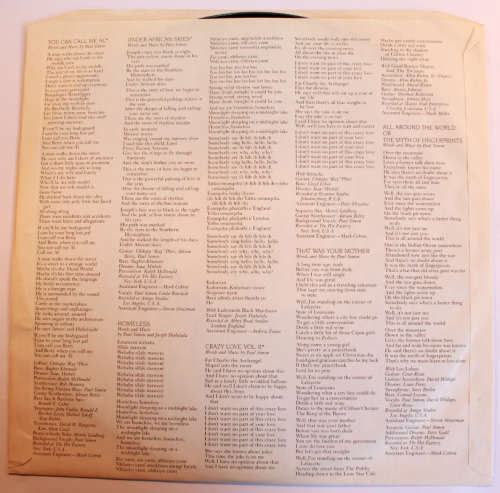 Paul Simon Gracelend Vinyl LP