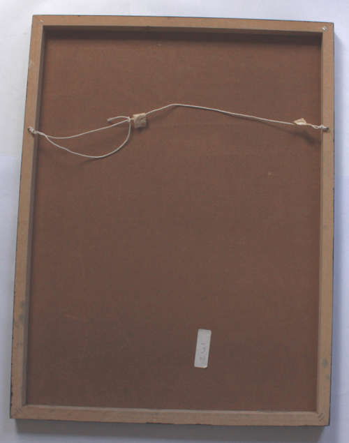 Topographical Map of Somerset West Laminated Blockmounted