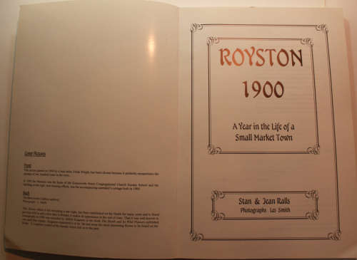 Royston 1900 by S and J Ralls Softcover Book