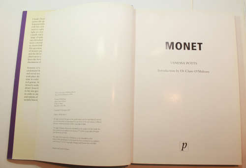 Monet by Vanessa Potts Hardcover Book