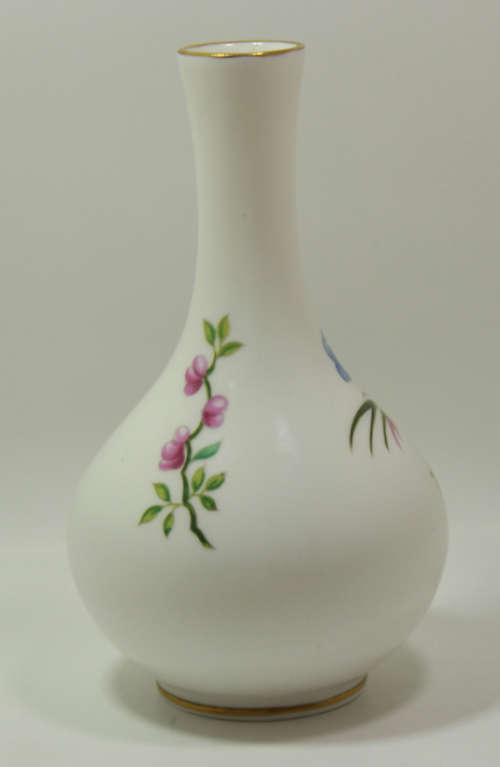 Fine Bone China Oriental Bird Bud Vase by Spode