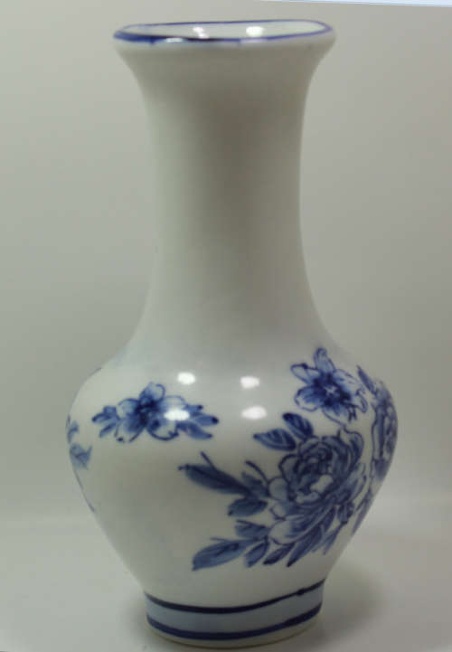 Delft Blue Regent China Handpainted Small Vase