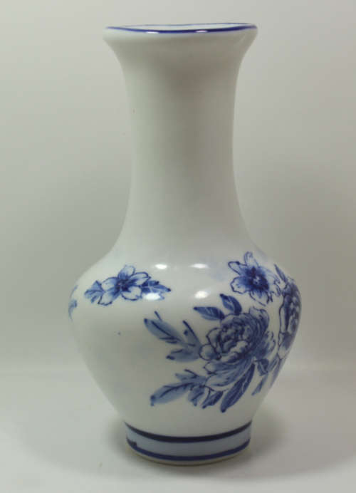 Delft Blue Regent China Handpainted Small Vase